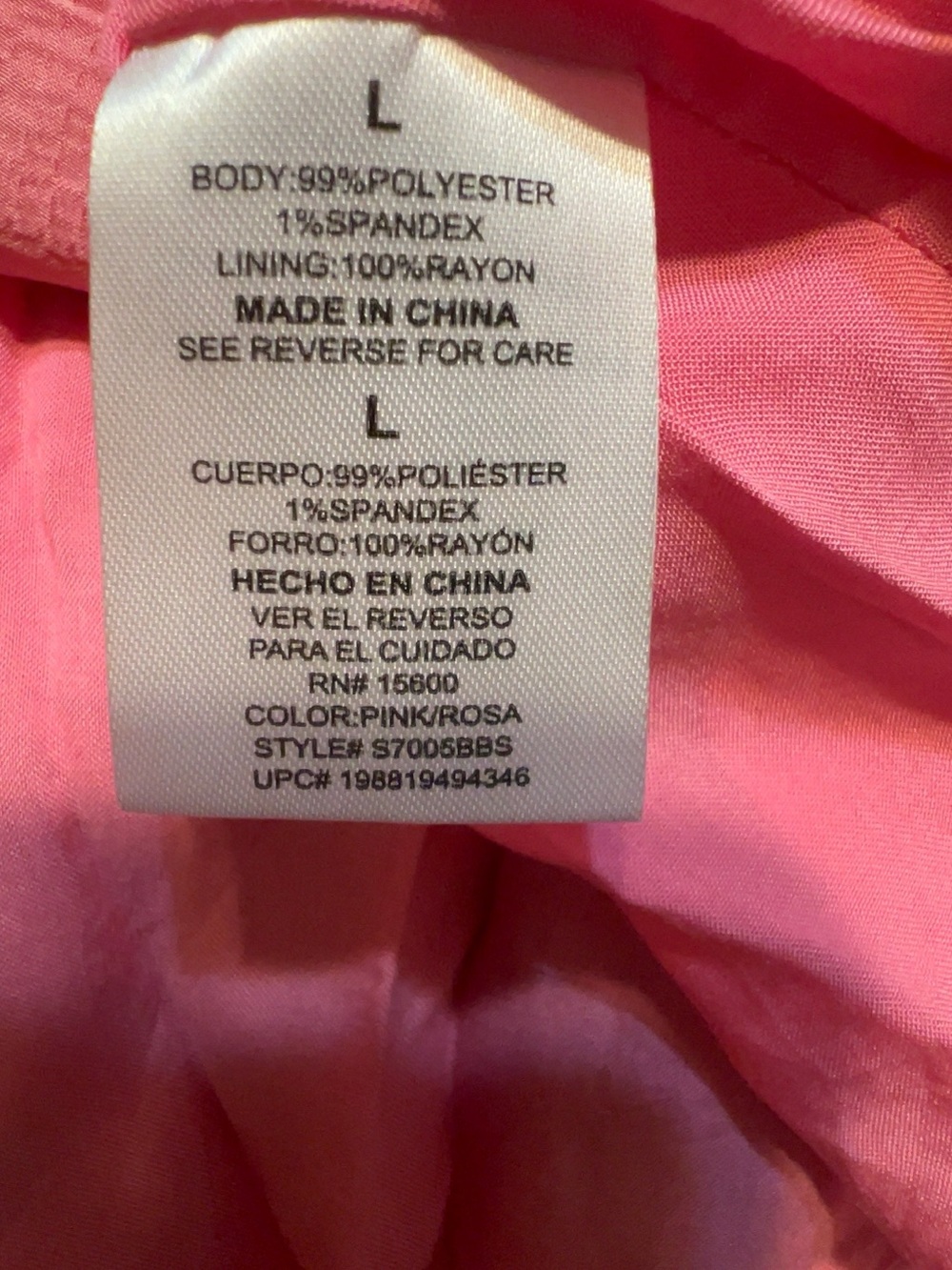 Draper James Pink Floral Midi Dress with Yellow Center Accents - Picture 5 of 5